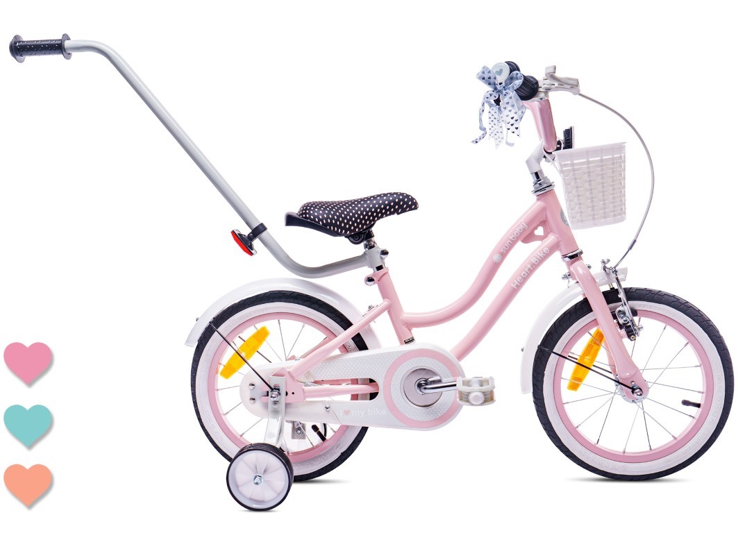 Tüdruku jalgratas 14-tolline Heart bike - roosa
