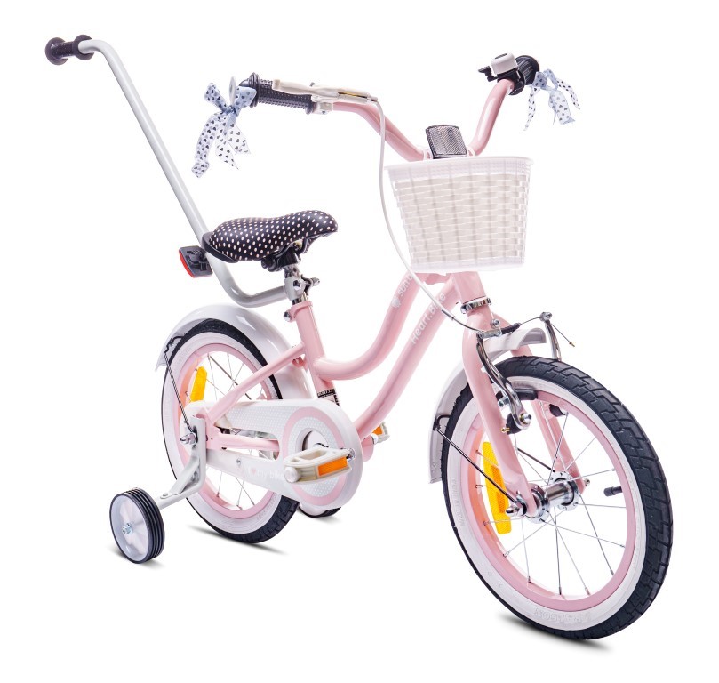 Tüdruku jalgratas 14-tolline Heart bike - roosa