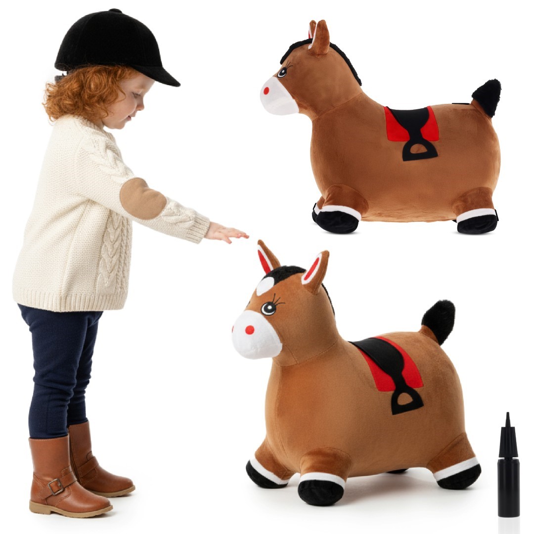 Laste pluusist kummist hüppehobune..